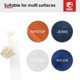 thumbnail image 4 of Cinta de hockey EAGLES 2,5 cm – Pack de 6 – Negro/Blanco/Transparente, 4 of 9