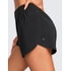 thumbnail image 5 of Shorts CRZ YOGA tiro alto con abertura tipo delfín 3" negro M, 5 of 6