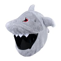 Magideal - Funda Protectora Para Casco De Motor, Gorro Antipolvo Cálido Y Peludo De Dibujos Animados, Funda De Animal De Felpa Portátil, Cara Completa Para