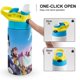 thumbnail image 4 of Ejen Ali Botella de Agua con Tapa Pop Top de Un Toque, Acero Inoxidable, a Prueba de Fugas, para Deportes, Botella Infantil azul 12 oz, 4 of 6