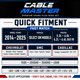 thumbnail image 2 of Juego de cables de bujía Cable Master 10,2 mm 8 piezas rojo, 2 of 7