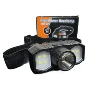 Factorynet - Linterna Triple Frontal Recargable Focos De Caza Nocturna