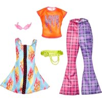 Ropa De Barbie, Muñecas De 2 Paquetes De 2 Paquetes Accesorios, 2 Rock