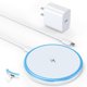 thumbnail image 1 of Cargador inalámbrico magnético QUZUDN de 15 W con adaptador de 20 W para iPhone y AirPods, 1 of 7