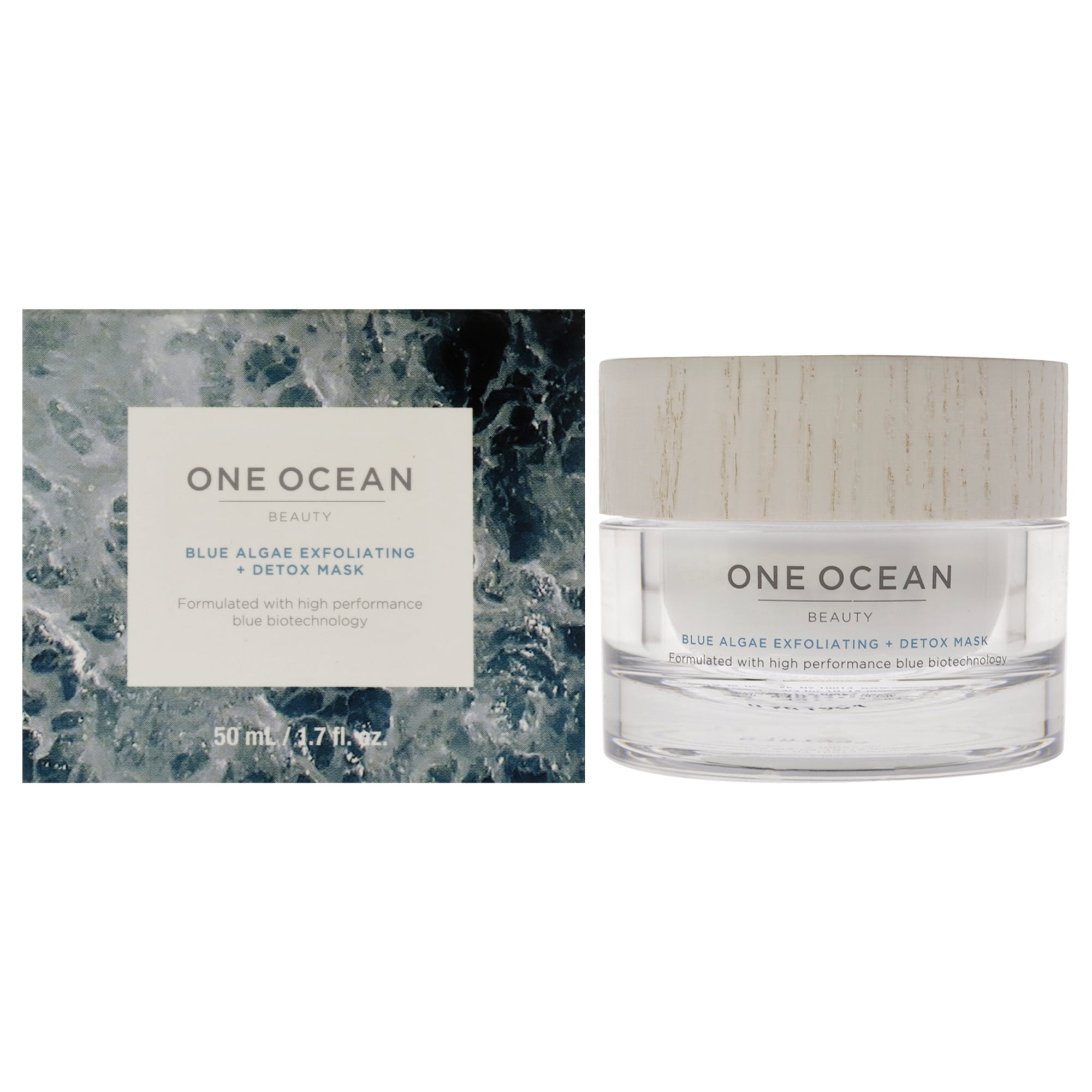 One Ocean Beauty - Exfoliante De Algas Azules Más Mascarilla Detox De Para Mujeres - Mascarilla