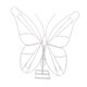 thumbnail image 5 of Estante De Exhibición De Flores Con Forma De Mariposa Para Eventos De Ducha, Recepción, Estilo B, 5 of 5