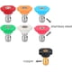 thumbnail image 4 of Juego de 7 boquillas universales para hidrolavadora con boquilla de varios grados y boquilla para segundo piso, conexión rápida de 1/4 de pulgada., 4 of 6