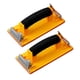 thumbnail image 5 of 2x lijadora manual, soporte para papel de lija, Clip de Metal, papel de lija con mango, soporte de lijado manual para cepillar detalles, lijado manual mango negro, 5 of 5