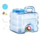 thumbnail image 4 of Tanque de agua portátil Contenedor de almacenamiento de agua Transparente Azul Versátil Ligero Fácil de limpiar y que ahorra espacio Jarra de agua par 75 litros, 4 of 5