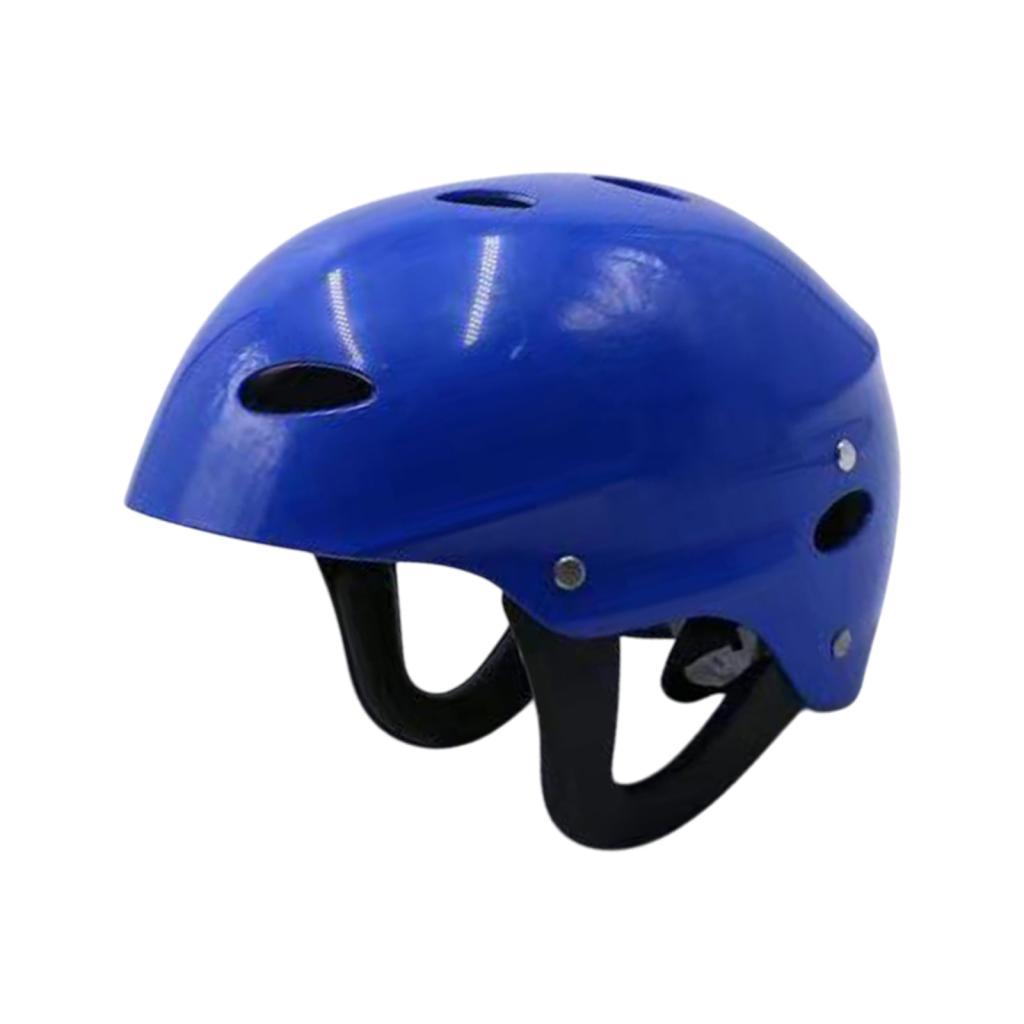 Ioensy - Casco De Seguridad Resistente, Gorra De Protección Para Aventuras Al Aire Libre En El Río, Deriva, Azul