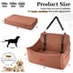 thumbnail image 3 of Asiento para coche para perros Wooaidagg grande 25 kg espuma viscoelástica marrón, 3 of 6