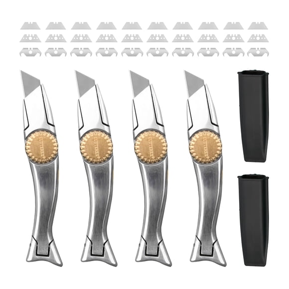 Cuchillo Multiusos CUTTEREX 18 cm 4 uds + 30 Hojas