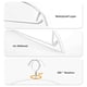 thumbnail image 3 of Suit Hanger Nature Smile, antideslizante, paquete de 20 unidades, metal con revestimiento de PVC, 3 of 9