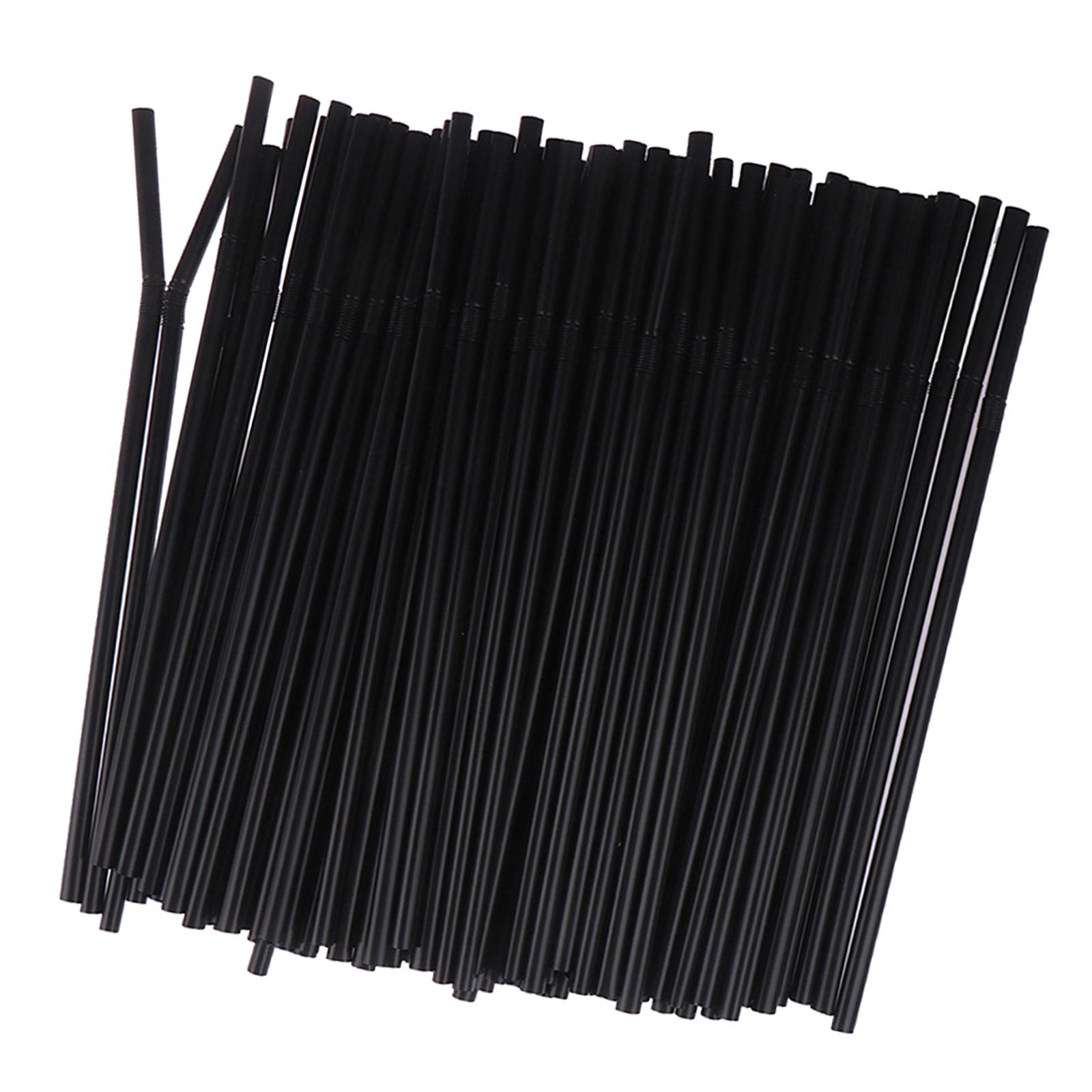 Bothyi - 200 Pajitas Flexibles Desechables Para Bodas, Cócteles