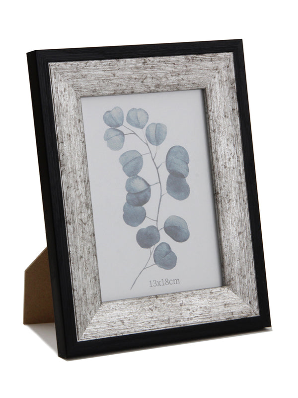 Vgo - Marco Simil Madera Rustico Gris 20X25 Cm Gris