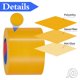 thumbnail image 3 of Cinta adhesiva Duccinp amarilla de 10 cm x 50 m, resistente al agua, 3 of 6