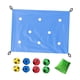 thumbnail image 3 of Lona Con Agujeros Que Mejora Las Habilidades Sociales. Juego De Trabajo En Equipo Para Eventos En Gimnasios De Pastizales. Azul Cielo., 3 of 5