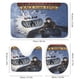thumbnail image 3 of Set de Cortina de Baño y Alfombras Desmarcar Dragones Carrera al Borde 4 Piezas, 3 of 6