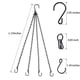 thumbnail image 2 of Cadenas Colgantes para Macetas Heybe 58 cm 4 Patas Paquete de 3, 2 of 9