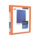 thumbnail image 1 of Binder Staples Standard con vista de 3 anillos, 1 pulgada, naranja, 1 of 5