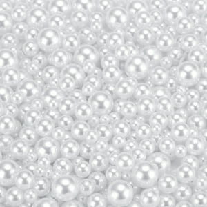 Perlas Falsas Uxcell Abs 900 Piezas Blanco 3-8Mm