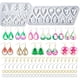 thumbnail image 1 of Kit Moldes Didaey 12 Pares Aros Navidad Silicona Resina, 1 of 3