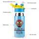 thumbnail image 3 of PhonicsMan Botella de Agua con Tapa Pop Top de Un Toque, Acero Inoxidable, a Prueba de Fugas, para Deportes, Botella Infantil azul 12 oz, 3 of 6