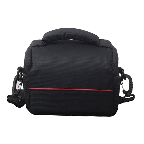 Bolso para cámara, bolso pequeño para cámara, negro, bolso compacto para fotos de viaje, bolso de hombro para hombres y mujeres, cámaras DSLR/SLR/sin