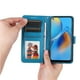 thumbnail image 4 of Funda tipo cartera FOXDOCK para OPPO Reno 6 Lite , diseño girasol en relieve, cuero PU, cierre magnético, soporte y tarjetero, 4 of 5