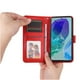thumbnail image 4 of Funda tipo cartera FOXDOCK para Samsung Galaxy M55 5G , diseño girasol en relieve, cuero PU, cierre magnético, soporte y tarjetero, 4 of 5