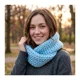 thumbnail image 1 of Bufanda Cuello Estilo Punto Inglés Lana Invierno Abrigado, 1 of 5