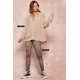 thumbnail image 5 of Compra y Obtén una Camisa Tejida Arrugada con Cuello Básico - Marrón - M, 5 of 8