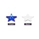 thumbnail image 3 of Uxcell 200Pcs Acrílico Estrella Rhinestone 0.24x0.24" Gemas de Plástico con Respaldo Plano Pegatinas de Joyería para Manualidades Azul Zafiro, 3 of 6