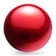 thumbnail image 1 of Trackball SANWA de repuesto para ratón, 44 mm, color rojo brillante, 1 of 7