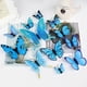 thumbnail image 3 of Decoración de pared de mariposas, 24 unidades, pegatinas 3D de mariposas para decoración de fiestas con imanes (coloridas, 24), 3 of 6