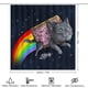 thumbnail image 2 of GATO NYAN-theme 4-Piece Shower Curtain Set with Rugs, Waterproof Bathroom Decor Set Includes Bath Mat, U-Shaped Rug, Toilet Lid Cover and Curtain with Hooks, 2 of 6