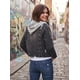 thumbnail image 2 of Chaqueta con gorro  Denim Jacket Metálica, 2 of 3