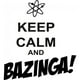 thumbnail image 1 of Decomural Keep Calm And Bazinga WS-19704, 1 of 2