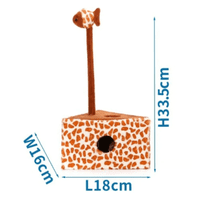 Genérico - Juguete Rascador Con Forma De Leopardo Para Gatos Pez