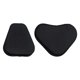 thumbnail image 3 of Funda Para Sillín De Bicicleta Cojín Para Asiento De Bicicleta Estática De Cuero PU Con Respaldo Negro 16 Cm 12 Cm, 3 of 5