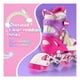 thumbnail image 5 of Patines En Linea Roller Niñas Ajustable Arcoiris Ruedas Led, 5 of 9