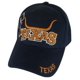 thumbnail image 1 of Gorra genérica Texas Longhorn azul marino ajustable, 1 of 3