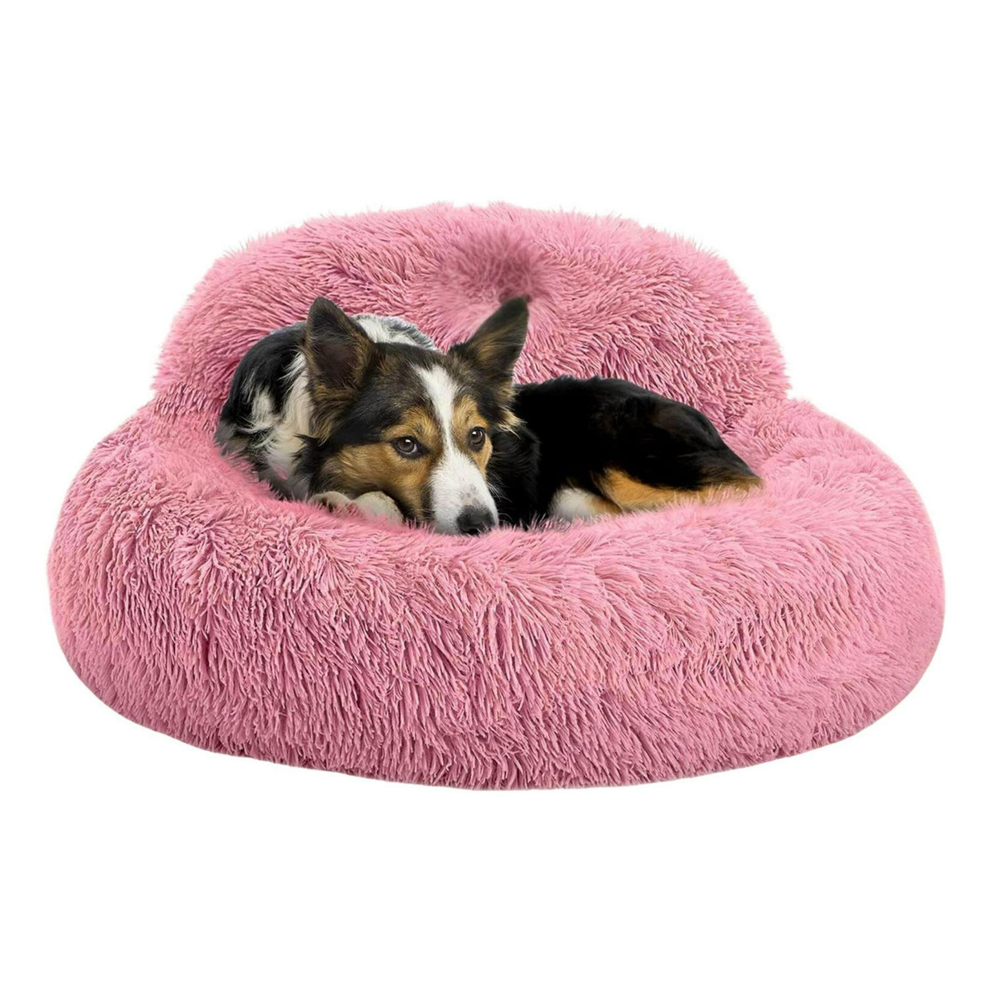 Cama Mascota Grande Yep Pet Perro L Antiestrés Y Ronquido Rosa