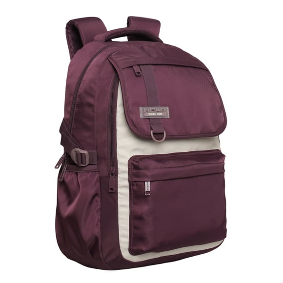 Mochila qashqai 2026 color block burdeo head