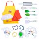thumbnail image 1 of Kit de base de cocina Curious Chef para niños, 27 piezas, 1 of 7