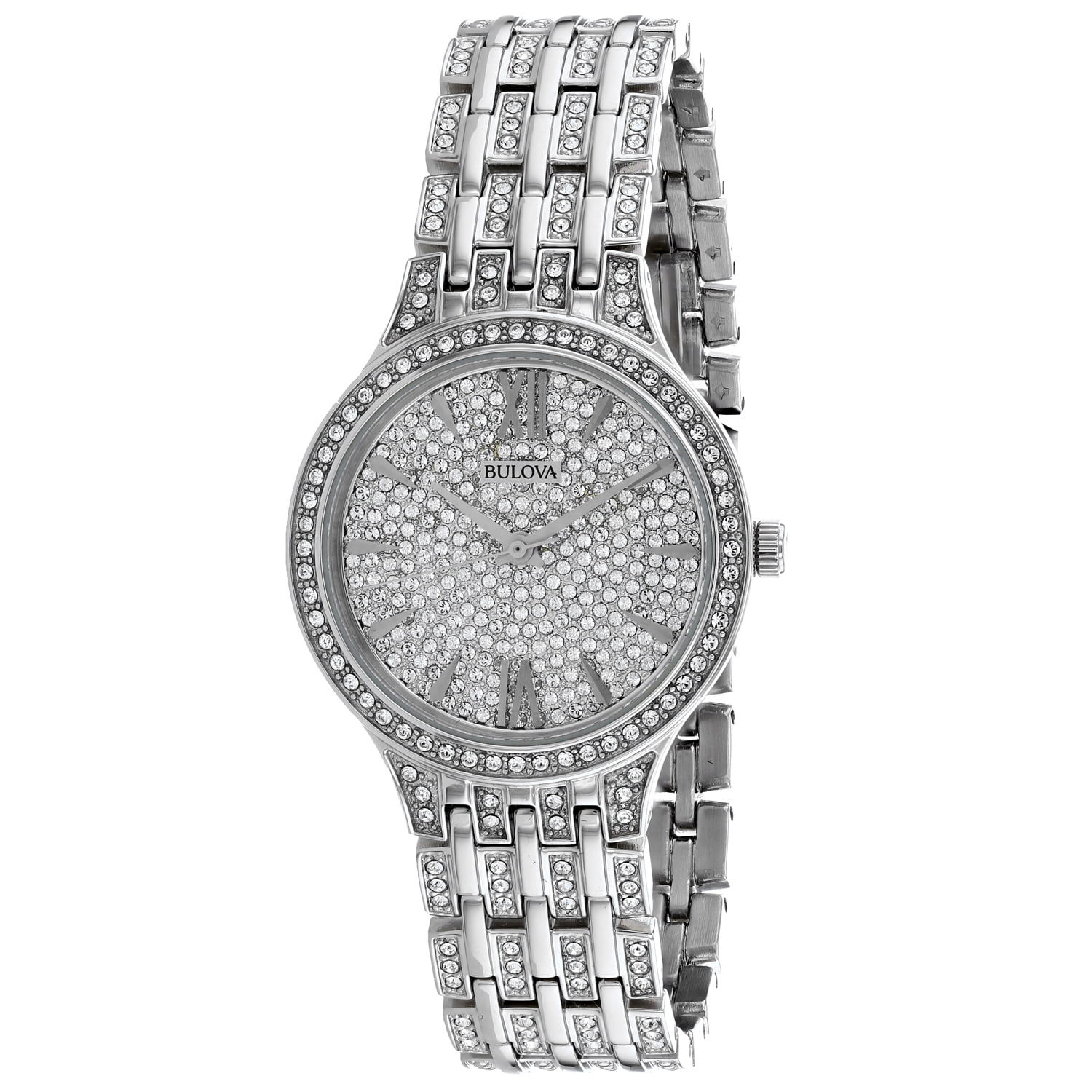 Reloj Digital Bulova 96l243 Plata Mujer