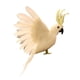 thumbnail image 1 of Aves Artificiales Emplumadas Loro Estatuilla Pájaro Escultura Para Camino Patio Blanco, 1 of 5