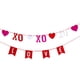 thumbnail image 2 of Pancarta De Arpillera Del Día De San Valentín, Pancarta De Corazón De San Valentín Para Fiesta En Casa De Cumpleaños XO, 2 of 5