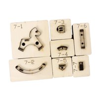 Bothyi - Molde De Corte En Forma De Caballo De Madera 1 Juego De Molde De Troquelado De Caballo Balancín De Hoja De Metal 7Cm X 6,5 Cm