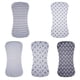 thumbnail image 1 of 5 Pack Cotton Baby Burp Cloths Extra Absorbent Soft For Baby Boys And Girls, 1 of 5